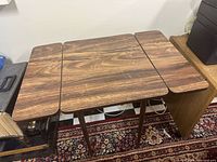 Table top with both leaves extended