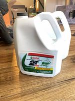 Front view of one Castrol 2T 4L jug