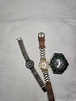 All three watches front view
