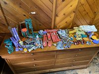 Overview of entire assortment on dresser