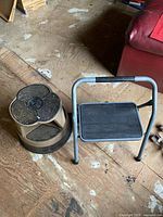 Both step stools side by side on floor