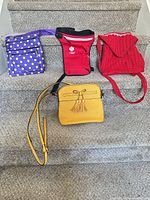 Group shot of four bags