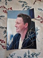 Front view of signed Johnny Reid photograph