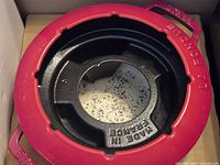 cast iron stand ring embossed La Fondue Made in France