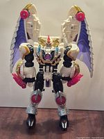 Front view robot mode showing overall condition and accessories