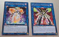 Both cards front view showing titles and artwork