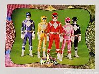 Front view of trading card showing full design