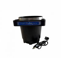 Front view of Presto Fry Baby deep fryer with power cord