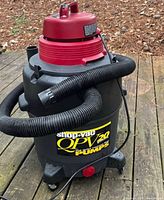 Shop-Vac QPV vacuum with hose attached