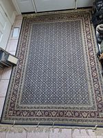 Full view of rug showing pattern and size