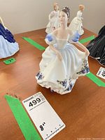 Full view of Royal Doulton Beatrice figurine on tabletop