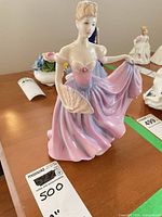 Front view of Royal Doulton “Rachel” figurine on table