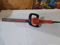 Full view of Black & Decker hedge trimmer