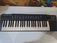 Full top view of Yamaha PSR-75 keyboard showing all keys and control panel