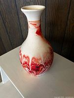 Front view showing form and marbled glaze