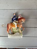 Front view of Duke of Cambridge ceramic figurine