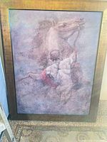 Full view of framed artwork