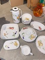 Full lot displayed on floor showing all pieces