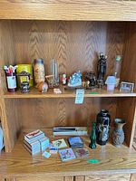 Overall view of all items on shelving
