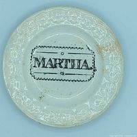 Front view showing full plate and stencil