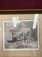 Front view showing artwork, signature, edition number