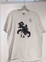 Front view of signed T-shirt with Jay & Silent Bob graphic