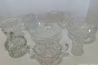 Group view showing all glass pieces