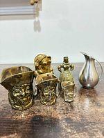 Group shot of all six metal items