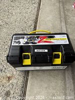 Top view of carry case showing label “Super Z” and model SZ329