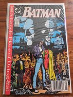 Full view of bagged comic front cover