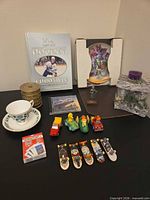 All items displayed together on table