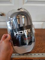 Front view of sealed Rocketfish HDMI cable package