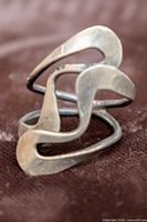 front view showing abstract design