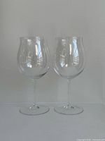 Front view of both glasses side by side