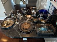 Overview of entire lot on countertop