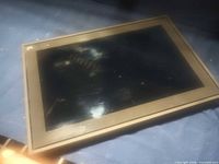 Front view of Facebook Portal smart display showing black touchscreen