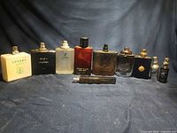 Group shot of all 10 fragrance items