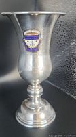Full view of sterling silver Kiddush cup