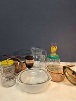 Group shot of all glassware items