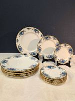 All plates grouped showing both sizes and stacks