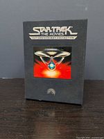 Front view of slipcase showing Star Trek The Movies 25th Anniversary Collection artwork