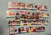 Full layout of all cards in four rows