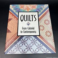 Front cover of Quilts From Colonial to Contemporary book