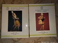 Front covers of both Christie's Art Deco Sculpture catalogues showing titles and cover images