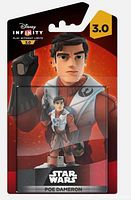 Front retail package image of Poe Dameron Disney Infinity 3.0 figure