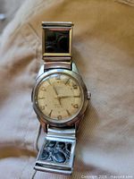 Full view of Cornell wristwatch with expansion band