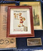 Group view showing all four framed pieces