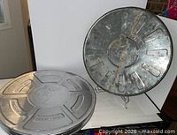 Both cannisters overview showing finishes and size