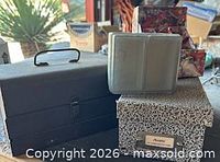 Group shot of all four storage boxes