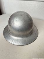 Overall view of steel helmet exterior
